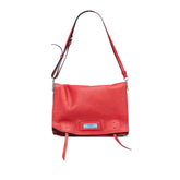 プラダ エティケットバッグ ワンショルダーバッグ 1BD085 レッド レザー レディース PRADA 【中古】